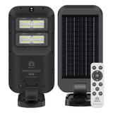 Lámpara Luz De Pared Solar Led 100w/1000w C/carcasa Negro