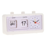 ' Reloj De Cuarzo Con Alarma Plegable, Calendario Vintage,