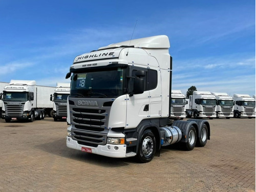 SCANIA R440 6X2 TRUCADO HIGHLINE TETO ALTO AUTOMÁTICO 2018