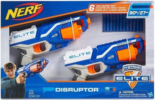 Nerf N-strike Elite Disruptor 2 Lanzadores De 6 Dardos