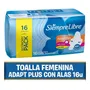 Toallas Femeninas Siempre Libre® Adapt Plus Alas X 16 U | MercadoLibre