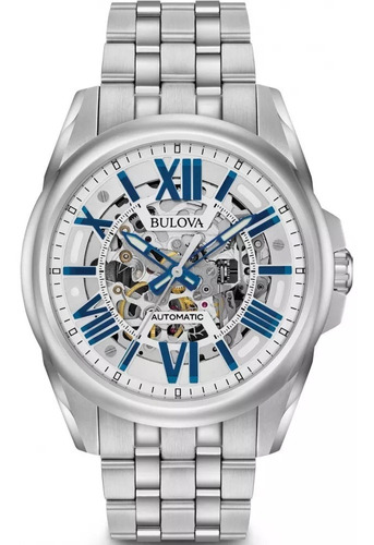 Relógio Bulova Classic Automático 96a187 Skeleton +