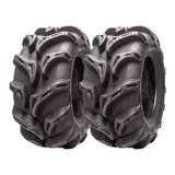 2 Llantas 26x9-12 Cuatrimoto Vulcan Lodo Gajo 6 Capas Atv 