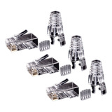 150 Piezas De Conector Cat6 Rj45 Utp, Conector Ethernet, 8p8