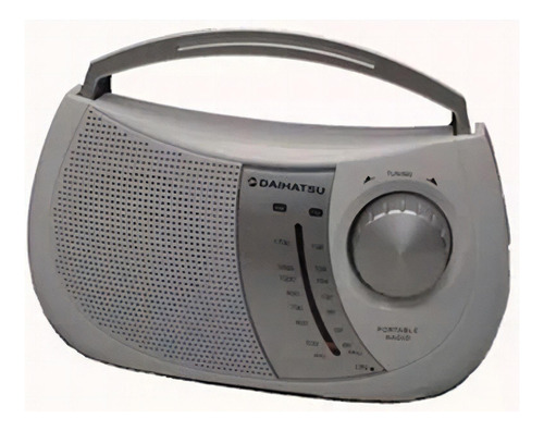 Radio Portatil Am Fm Daihatsu D-rp38 A Pilas O 220v 