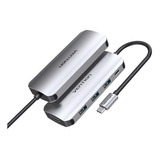 Hub Multipuerto Vention Hdmi Usb 3.0  Usb C + Power Delivery