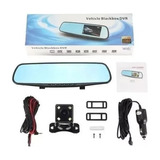 Espejo Retrovisor + Cámara Frontal + Cámara Retroceso 4 Led