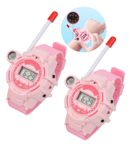 2pcs Walkie Talkies Reloj Niños Reloj Radio Al Aire Libre