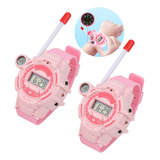 2pcs Walkie Talkies Reloj Niños Reloj Radio Al Aire Libre