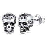 Chicsilver Pendientes Para Hombre Stud Pendientes De Plata D