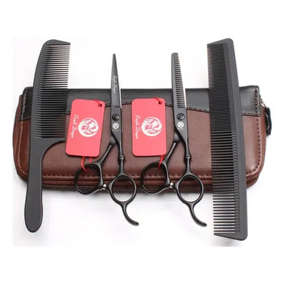 Kit Tijeras Estilista Barberia Degrafilado 5.5 Pulgadas | Meses sin interés