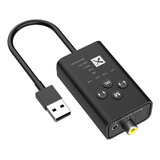 Adaptador De Audio Con Bluetooth 5.2 Usb 3.5mm Aux Rca