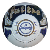 Balón Futtre No. 5  Azul M Con Blanco Y T Oro Linea Clásica