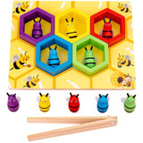 Juego De Colmena Abejas Montessori Educación Cognitiva