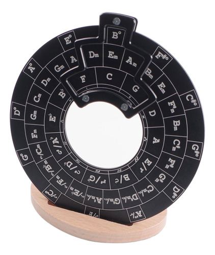 Aluminium Alloy Melody Tool Circle Of Fifths Wheel Round