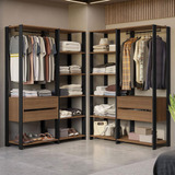 Guarda-roupa Closet Modulado Valencia 358cm Madesa 04 Rp