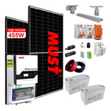 Must Kit Solar Completo 9000w/dia Inverter 3kw Tablero Ml9