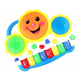 Teclado Piano Musical Divertido Bebê Brinquedo Infantil Drum