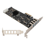 Tarjeta Pcie Usb 3.0, 4 Puertos, Soporte Para 4 Canales Dedi