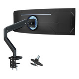 Soporte Brazo Para Monitor 49 Pulgadas De Mesa Negro 