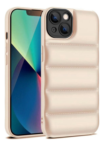 Funda Para iPhone 13 Mini Tpu Puffer Con Protector De Camara