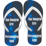 Chinelo Personalizado, Seu Personagem, Desenho, Ou Arte