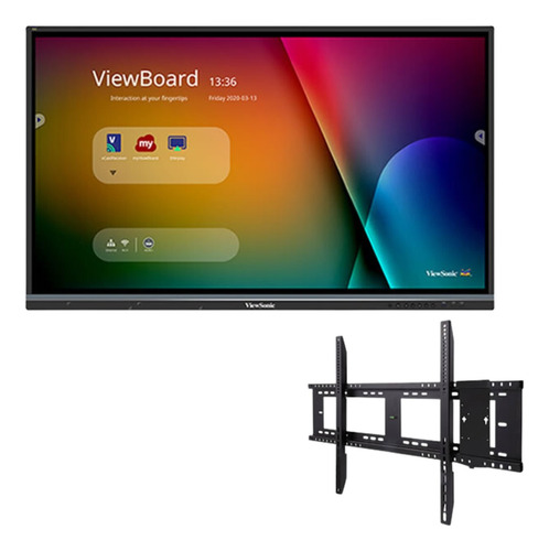 Kit Pantalla Interactiva Viewboard 7552 4k Más Soporte