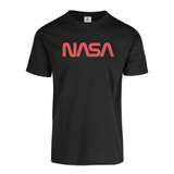 Playera Nasa Logo Astronauta Moda Casual Pro Hombre Oferta!