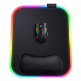 Mouse Pad Gimars, Rgb, Con Reposamuñecas