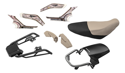 Kit De Accesorios Adventure Original Honda Para Navi Negra 