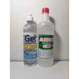 Kit Alcohol Antiséptico 700ml Y Gel Antibacterial!