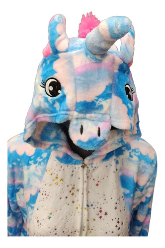 Pijama Kigurumi Mamelucos Adulto Unicornio Invierno Tallas