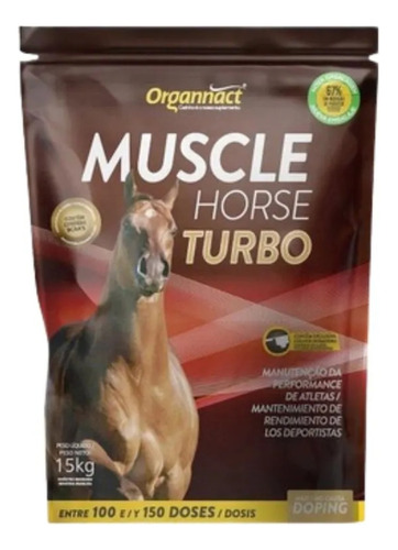 Muscle Horse Turbo Box Pouch 15kg - Organnact + Frete Grátis