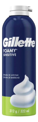 Gillette Foamy Espuma De Barbear / Sensivel 322ml Pack C/3
