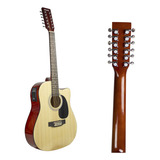 Guitarra Electroacustica 12 Cuerdas Mccartney Natural Mate