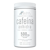 Alpha Medica Cafeína Anhidra 500mg 200sv 100g