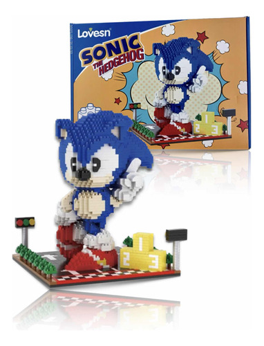 Rompecabezas 3d: Sonic The Hedgehog Con Base 2269pcs