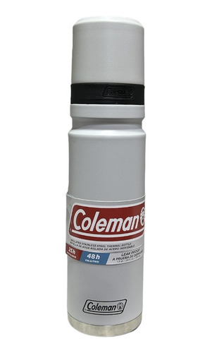 Termo Coleman De Acero Inoxidable 700 Ml Color Blanco Mate