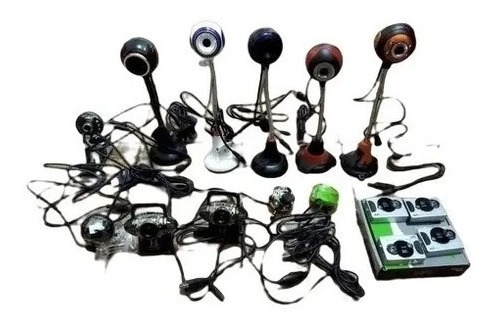 Lote Com 10 Webcams Para Retirada De Peças - Usada Defeito