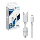 Cable Para iPhone 13/12/11/xr/8/7 Usb A Lightning 1.5 M