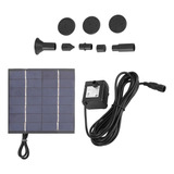 Fuente De Panel De Agua Sumergible Con Panel Solar 1.4w