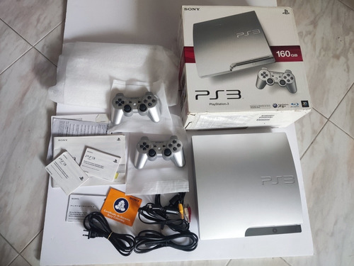 Sony Playstation Ps3 Slim + 2 Control + Caja Todo Original