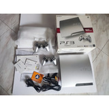 Sony Playstation Ps3 Slim + 2 Control + Caja Todo Original