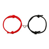 Pulseras Magnéticas Unidas Parejas/amigos Roja + Negra