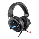 Auriculares Gamer Qbox H039 Cable Mallado Usb Led Azul