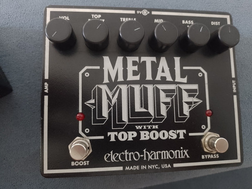 Pedal Metal Muff Top Boost Electro-harmonix