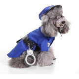 Disfraz De Cosplay De Perro De Halloween De Policía