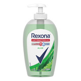 Jabón Líquido Rexona Antibacterial Aloe Vera X 250 Ml