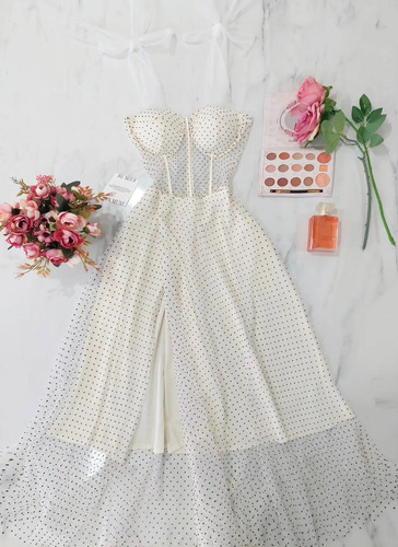 Maxi Vestido Mujer Tul Corset Princesa Premium Importación