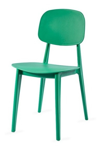 Silla Bunny Verde - Silla Plastica  Apilable - Tulip Eames